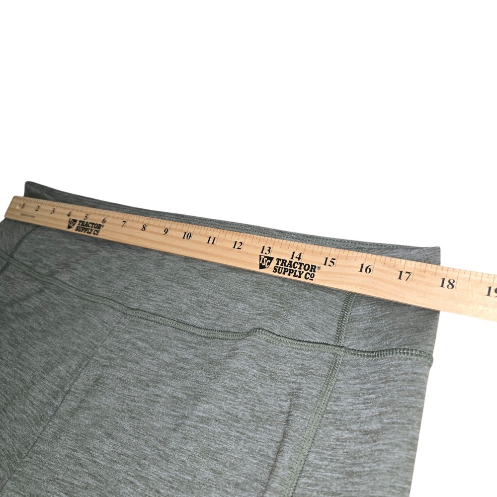 Duluth Trading Co Womens Heathered Olive Green Performance Pants L x 31 Wide Leg - Picture 8 of 10